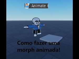 Como fazer uma morph com animação no Roblox Studio.