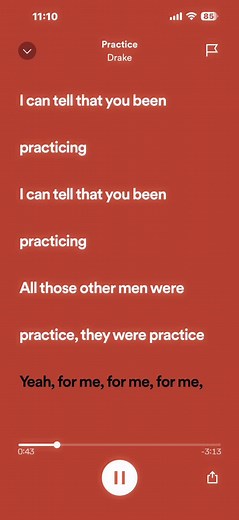 Drake Practice Lyrics | Lypsync Video