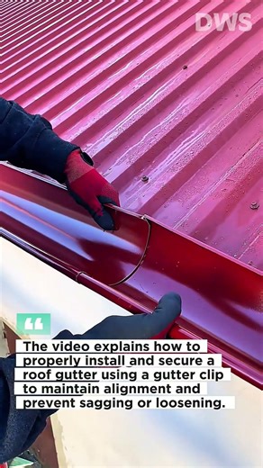 How to Secure a Roof Gutter | Proper Gutter Clip Installation