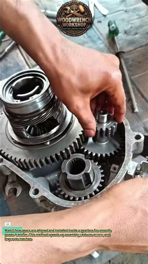 Gear Assembly Hack: Fast & Precise Transmission Rebuild!
