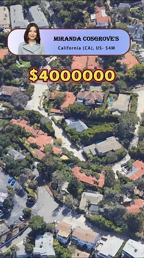 Miranda cosgrove mansion worth $4M #mirandasings #celebrityhomes #fypシ #foryoupage | Real Estate of Stars
