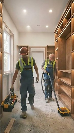 This closet renovation process is absolutely incredible #beforeandafter #home