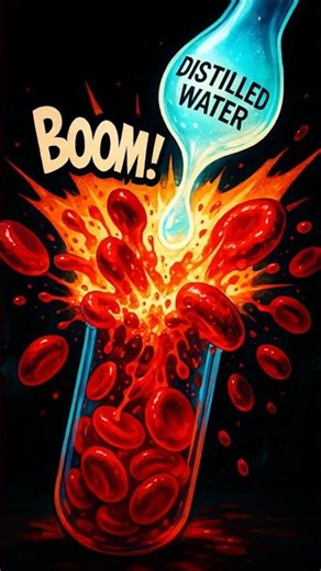 Do red blood cells really explode?!