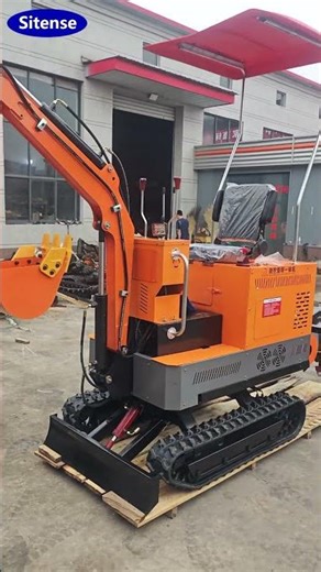Small Hydraulic Excavator and Micro Crawler Tractor Tiller