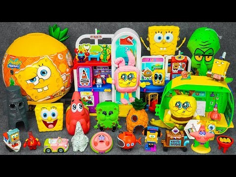 Satisfyingly open the fun SpongeBob SquarePants toy collection🧽스펀지밥 장난감 리뷰