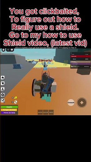 How to use #shields in #civilizationsurvival #roblox #newupdate #update