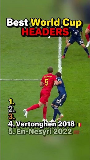 The Most UNFORGETTABLE Header From Every World Cup! 🚀⚽