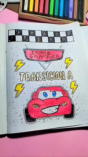 Portadas Bonitas de Rayo McQueen para Cuadernos