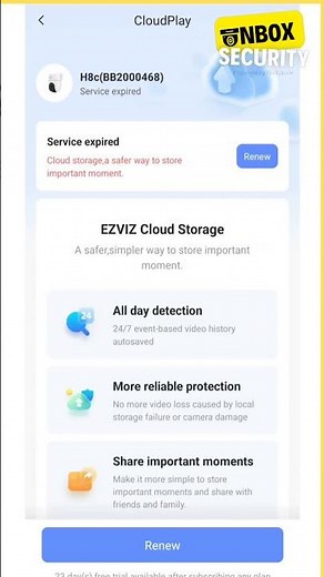 Ezviz Cloud Storage Pricing: What You Pay for & Why! | Quick Overview #ezvizcamera #cloudstorage