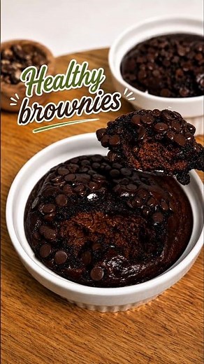 Healthy Banana Chocolate Cake 🍫🍌 No Sugar, Easy & So Moist! #recipe #brownies