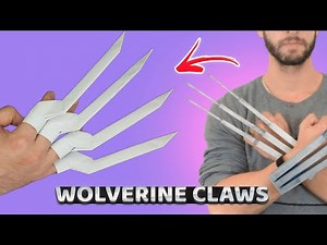 WOLVERINE CLAWS ORIGAMI EASY TUTORIAL | DIY ORIGAMI PAPER CLAWS WOLVERINE WEAPON CRAFTING X-MEN ART