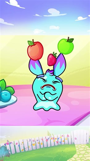 The grapes turned my body into green colors! #color #cartoon #kids