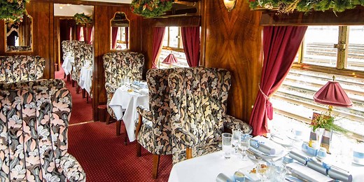 Christmas Lunch on the British Pullman | LuxuryTrainTickets.com