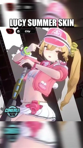 LUCY SUMMER SKIN | Zenless Zone Zero Season 3 #Shorts #ZZZ #zenlesszonezero #Lucy