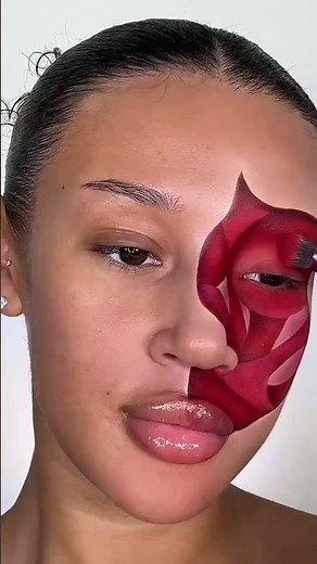 How to create a realistic Muscle Makeup look! Quick tutorial 🔥 #makeup #musclemakeup