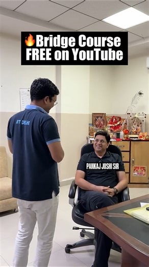 🔥 Bridge Course FREE on YouTube #jee #iit