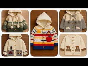 💫Boys' cardigan models / new knitted designs