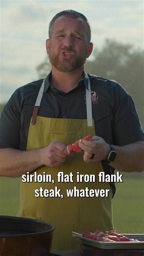Let’s talk all things beef skewers! Whether you’re making kabobs or satays, the secret is in the cut. 🥩 For kabobs: Go with sirloin—cut into cubes and pair with veggies like onions for even cooking. For satays: Try flat iron or flank steak—slice thin and weave onto the skewer for that perfect tender bite. Whatever you choose, make sure it’s #CertifiedAngusBeef for flavor that can’t be beat!🔥Click the link in the comments below to find a grocery store near you. | Certified Angus Beef ® brand