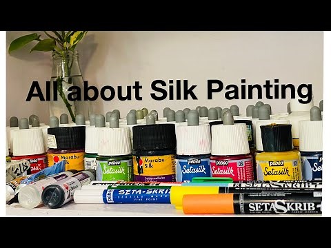 Learn to Paint with Silk paints | All you need to know to Get Started ‪@PebeoPaints‬