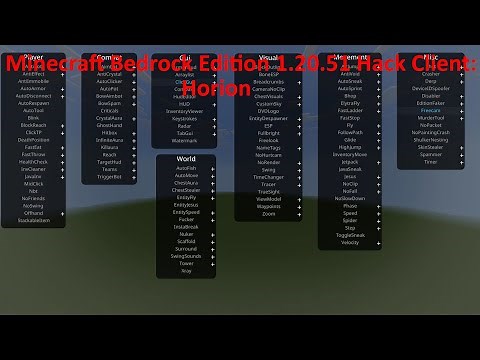 Minecraft Bedrock Edition 1.20.51 Hack Client