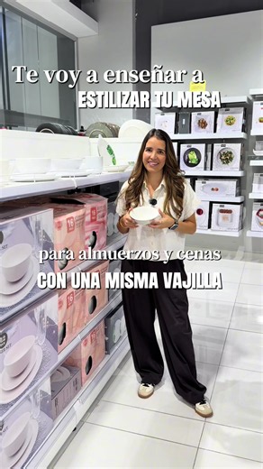 Aprende a estilizar tu set de vajillas con @Novicia de hogar 🍽️ #vajillas #ofertas #tijerazo #mesa
