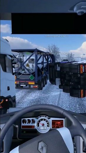 Near Calais in TruckersMP - ETS-2 Multiplayer