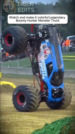 Bounty Hunter did it again! Monster Truck #tigeredits #gravedigger #monstertruck #offroad #stunt