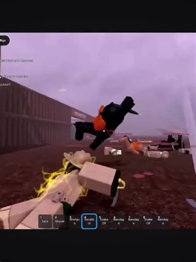 Me getting jumped for 59seconds! | Roblox dead rails