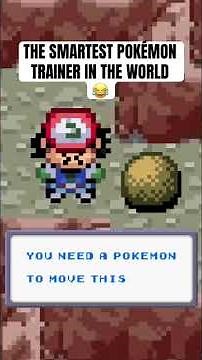 The smartest Pokemon trainer in the world 😂 #pokemon #shorts