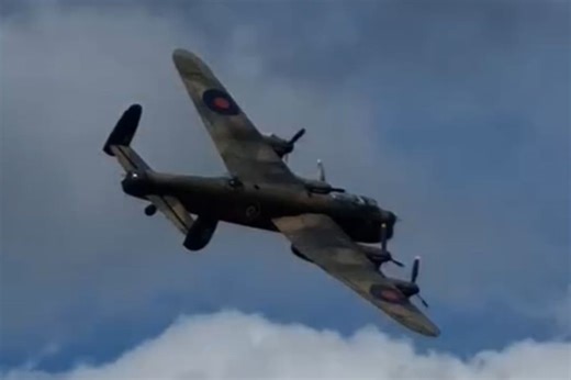 Lancaster Bomber soars over Northamptonshire as update given on 2026 flying season
