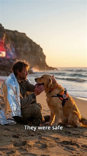 Hero Golden Retriever Rescues Driver After Car Plunges into Ocean