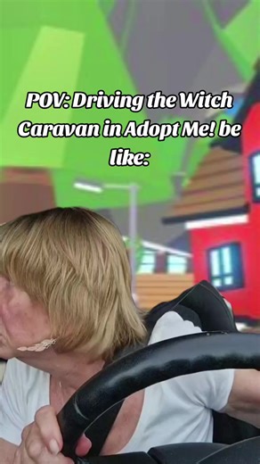 Driving the Witch Caravan in Adopt Me!