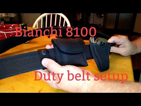 bianchi 8100 duty belt setup.