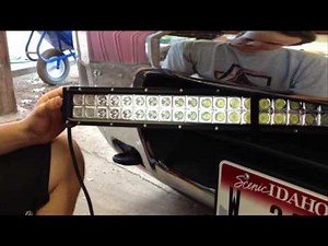 20inch lightbar install