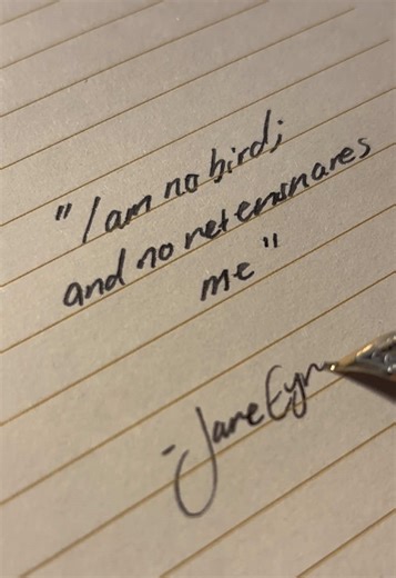 Exploring the Beauty of Jane Eyre in Handwriting