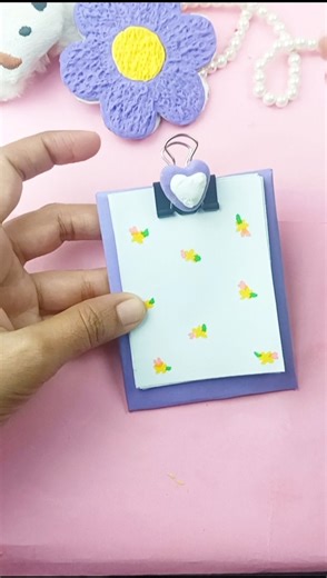 DIY mini notepad😍#stationery #diy#backtoschool #art