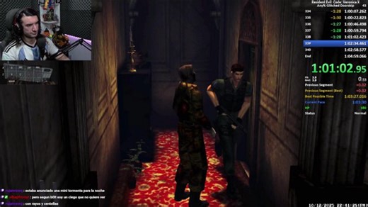 🚨 Resident Evil Code Veronica X speedrun any% Door Skip Glitched Día 3 | !torneo !wr !valka abz