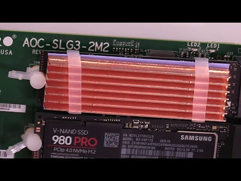 How to Install and Test Awxlumv M.2 Heatsink Pure Copper NVMe 2280 SSD