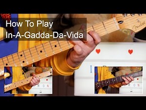 'In-A-Gadda-Da-Vida' (Single Version) Iron Butterfly Guitar & Bass Lesson