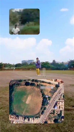 Hasamula Ansari on Instagram: "For those curious (and a bit nerdy) we computed the six distance by first applying the Haversine formula to obtain the great-circle ground distance from the crease to the impact point on the far-away building, then used projectile-motion equations parameterized by launch angle, exit speed and impact height to solve for the ball’s true landing position. Of course we didn’t have HAWKEYE/Radar Guns. So this isn’t the broadcast-style measured six that uses multi-camera