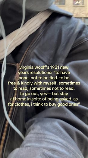 Virginia Woolf's 1931 New Years Resolutions