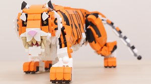 LEGO Creator 3-in-1 31129 Majestic Tiger review and gallery