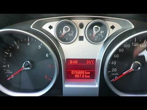 2011 Ford Focus self diagnostic test