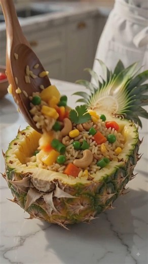 Easy Pineapple Fried Rice Recipe | Sweet, Savory & Better Than Takeout! 🍍🍚