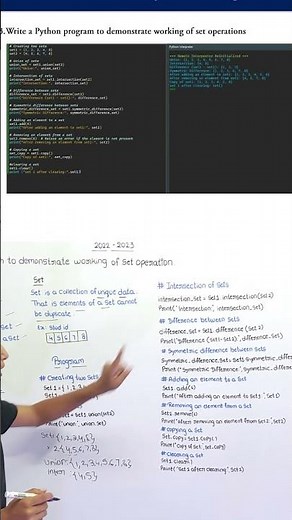 "Exploring Set Operations in Python: Union, Intersection, and Difference"
