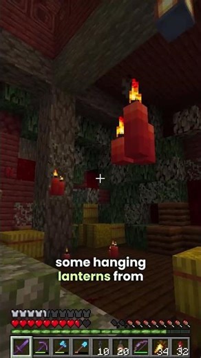 Halloween Barn interior! #shorts #minecraft #smp