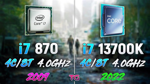 13 generations of Intel CPU, what is the net performance gain?