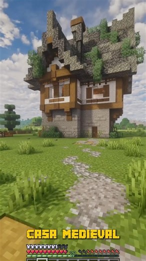 Essa foi uma das casas mais bonitas que fiz no minecraft! #minecraft #survival
