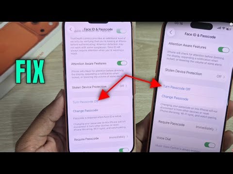 Turn passcode off greyed out iPhone (Fix)