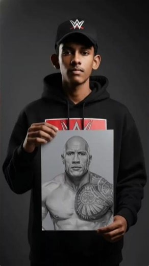 Drawing The Rock. 🫶😍